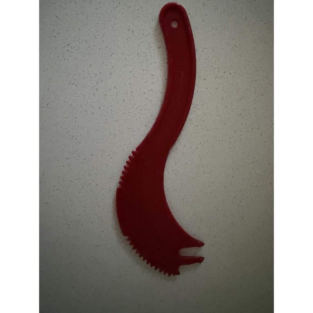 Vintage Tupperware Sli-Saw-All Multi Purpose Kitchen Gadget Red